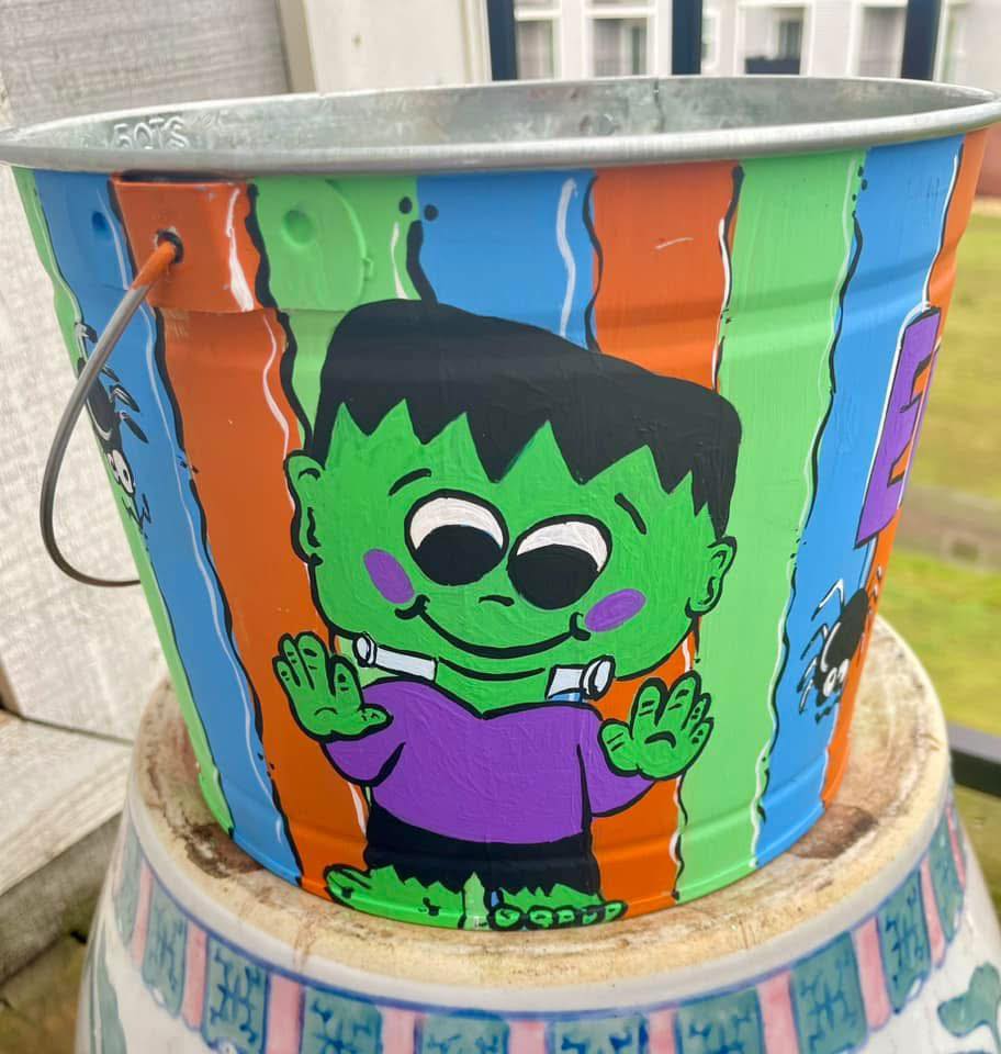 Custom Painted Buckets